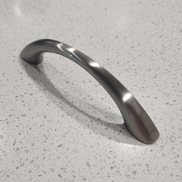 SET OF 30 3.75" Brushed Nickel Alpine Hardware Handles Pulls Kitchen Bathroom - Picture 2 of 8